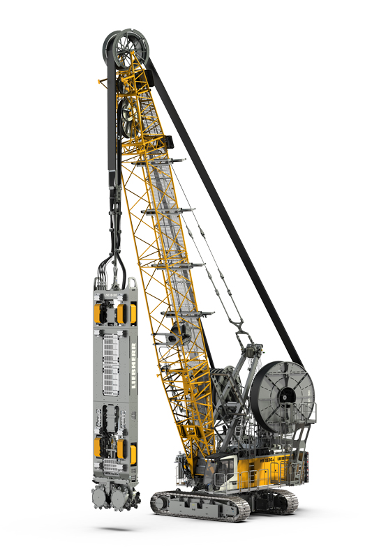 Liebherr hydrocutter for diaphragm wall works